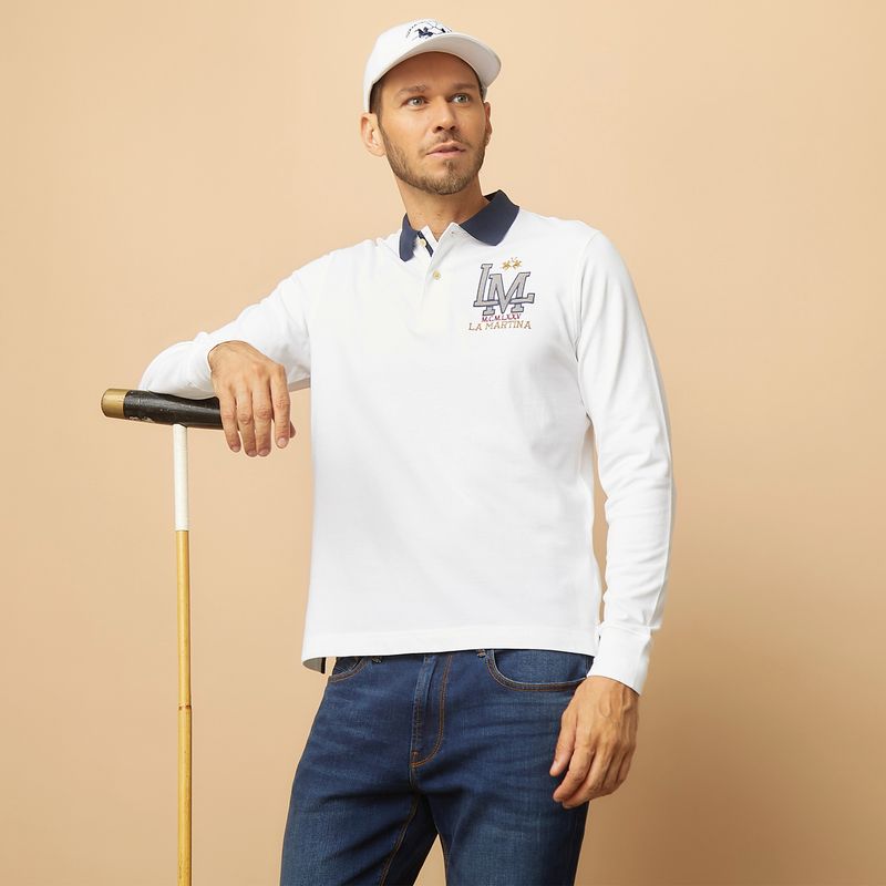 LA MARTINA - Polera Manga Larga Hombre La Martina