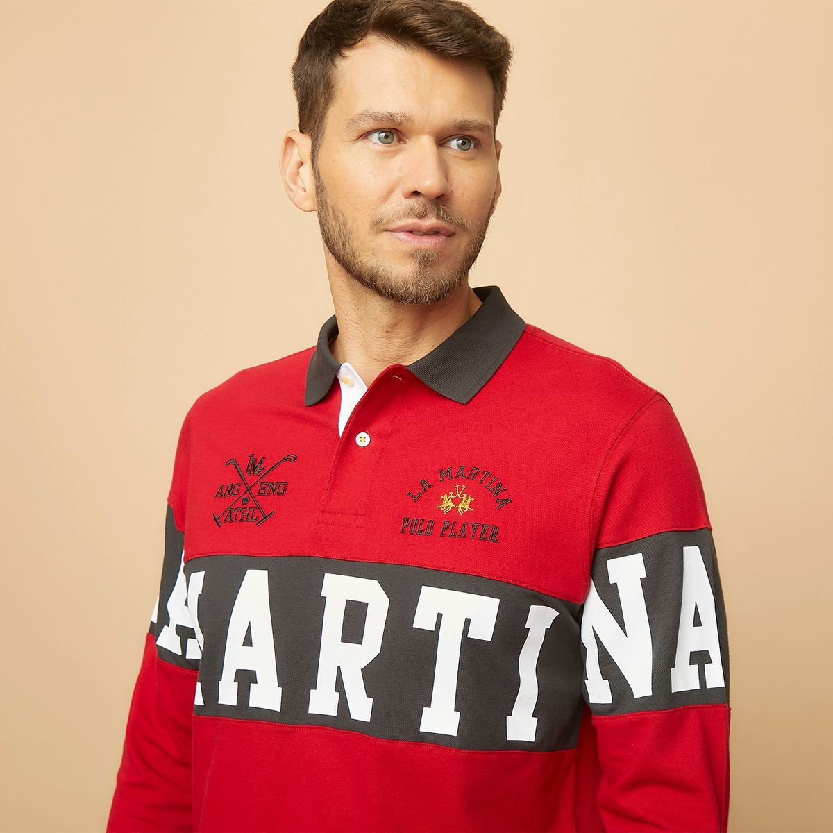 LA MARTINA - Polera Manga Larga Hombre La Martina