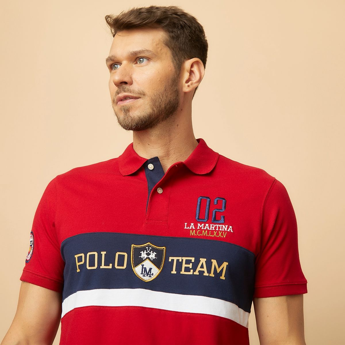 LA MARTINA - Polera Manga Corta Hombre La Martina