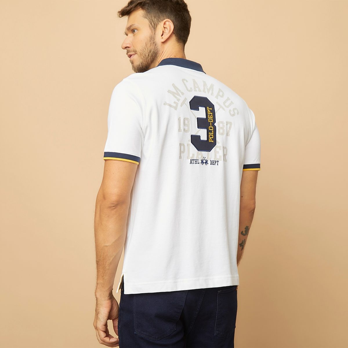 LA MARTINA - Polera Manga Corta Hombre La Martina