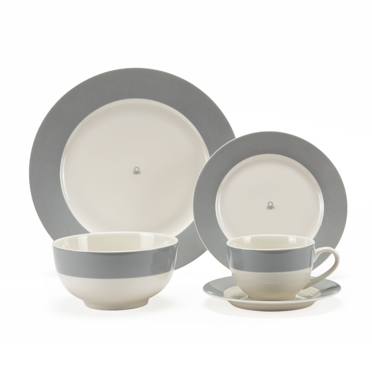 BENETTON - Juego de Vajilla 30 Piezas Sicilia Benetton