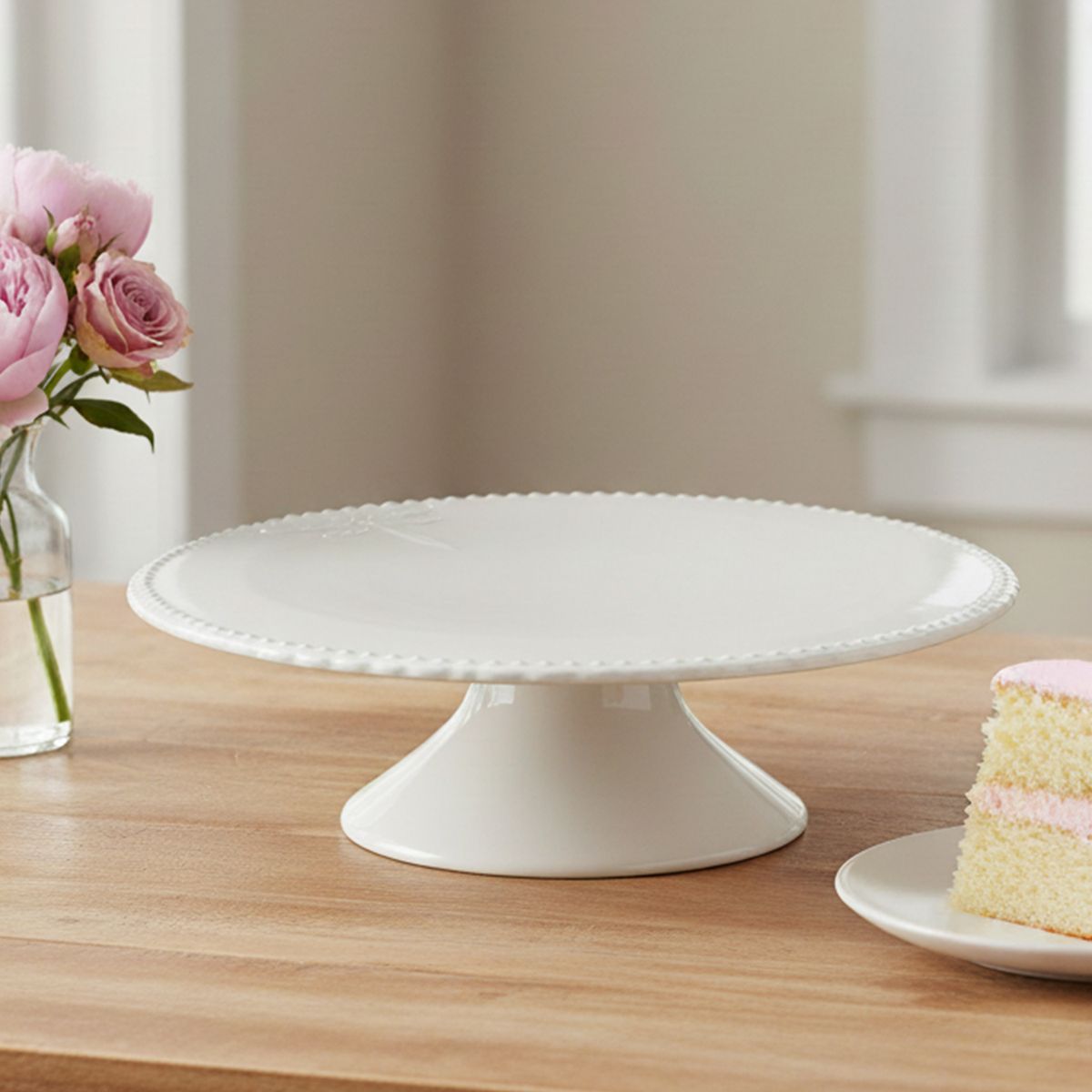 ROBERTA ALLEN - Tortero Libélula 30 Cm Porcelana Blanco Roberta Allen