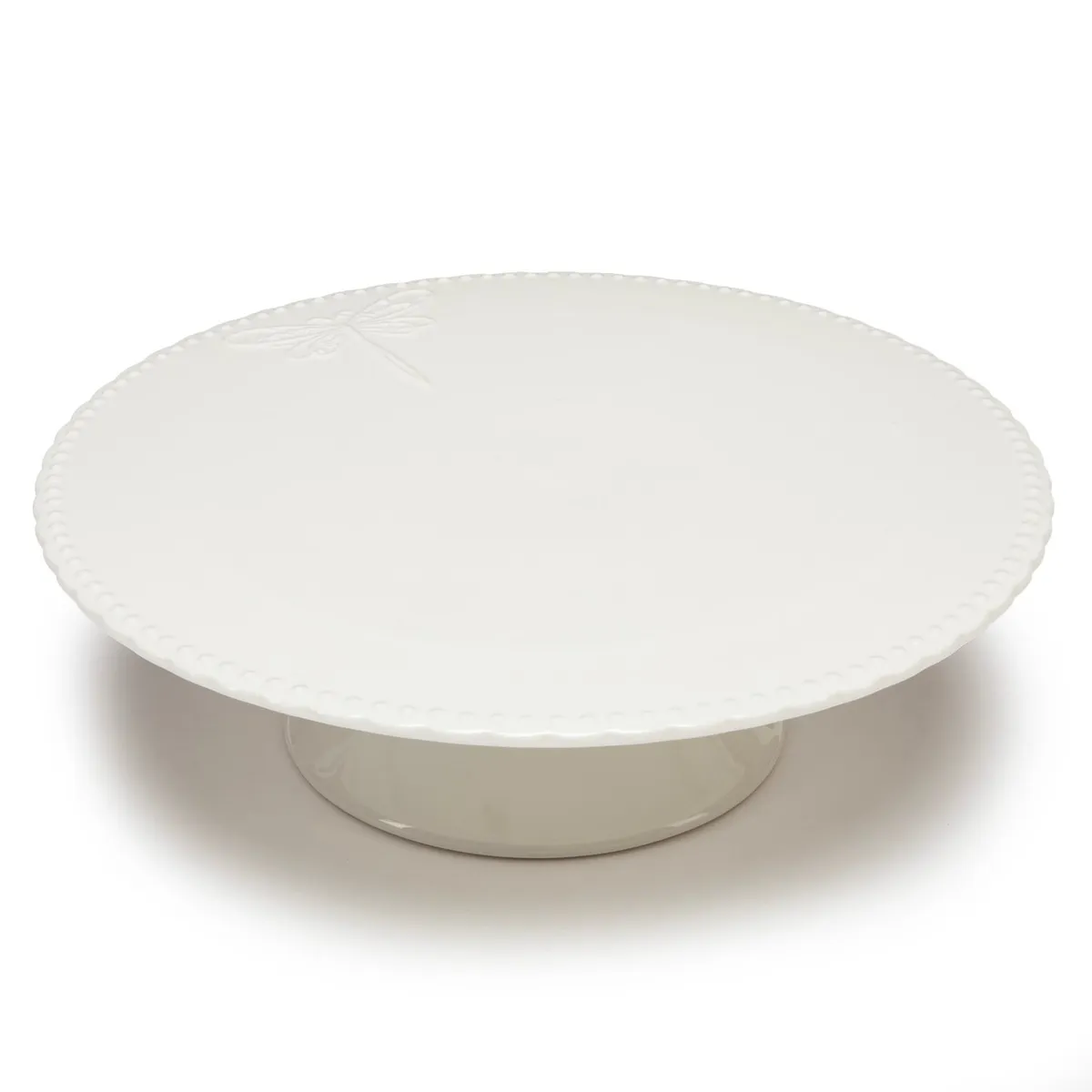 ROBERTA ALLEN - Tortero Libélula 30 Cm Porcelana Blanco Roberta Allen