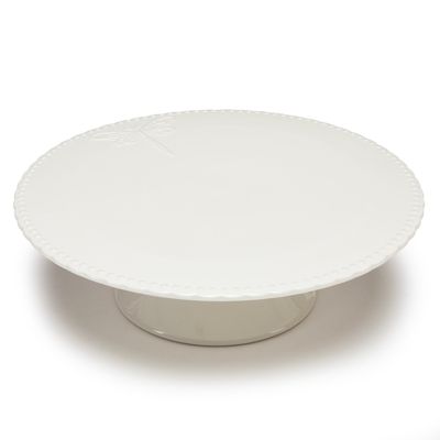 Imagen 2 del producto Tortero Libélula 30 Cm Porcelana Blanco