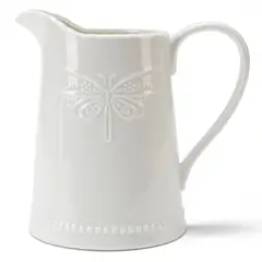 ROBERTA ALLEN - Jarra Porcelana 2 Litros Libélula Blanca