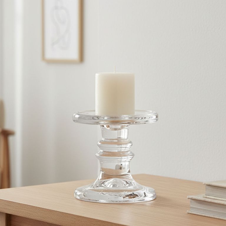 Candelabro Vidrio Classic Adorno Decorativo