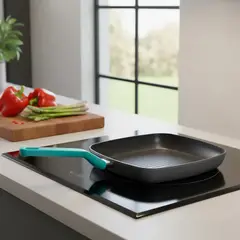WURDEN - Sartén Bifera Turquesa Antiadherente 24 Cm
