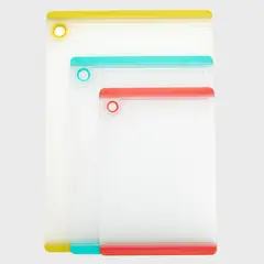 MICA - Set X3 Tablas Para Cortar Transparente Polipropileno