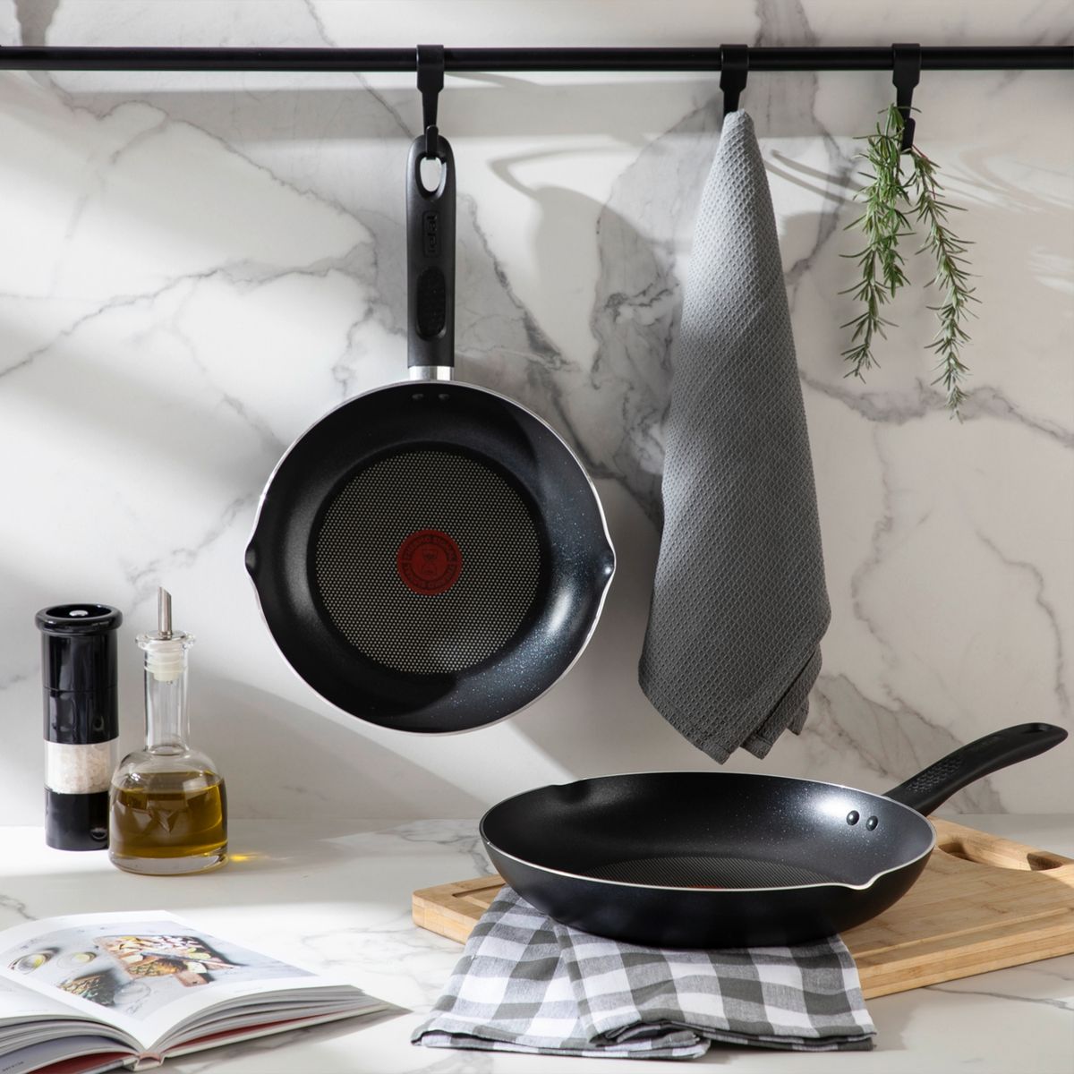 TEFAL - Set 2 Sartenes 24 Cm Y 28 Cm Simply Cook Tefal