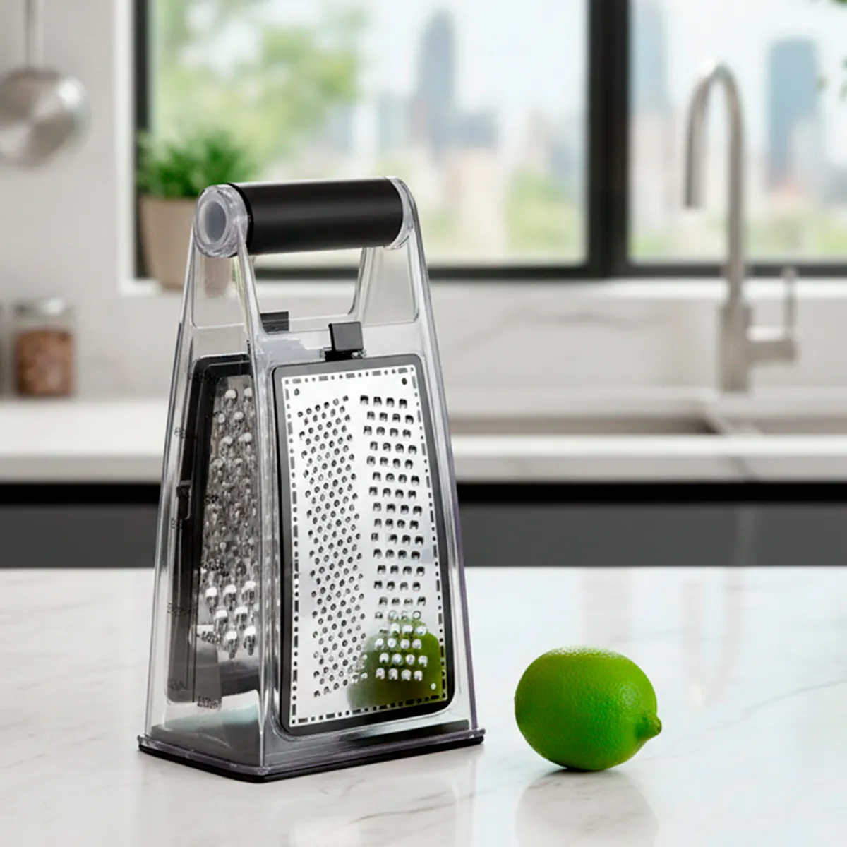 WURDEN - Rallador Wurden Acero Inoxidable con Tapa y Medidor