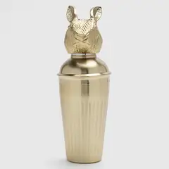 BASEMENT HOME - Shaker Coctelera Conejo Dorado Bar Antique 8.2 X 20 Cm