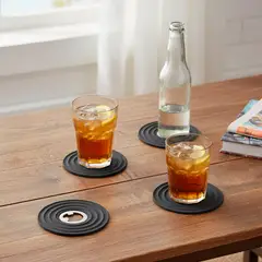 MICA - Set De Posavasos Con Abridor De Botellas