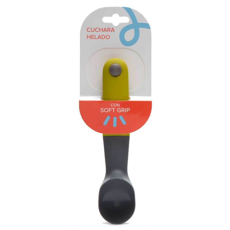 MICA - Cuchara para Helado Mica Mercadito con Mango Soft Grip