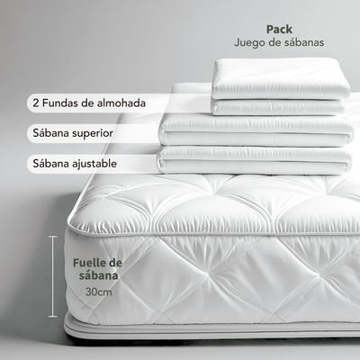 Imagen 2 del producto Pack De 2 Juegos De Sábanas