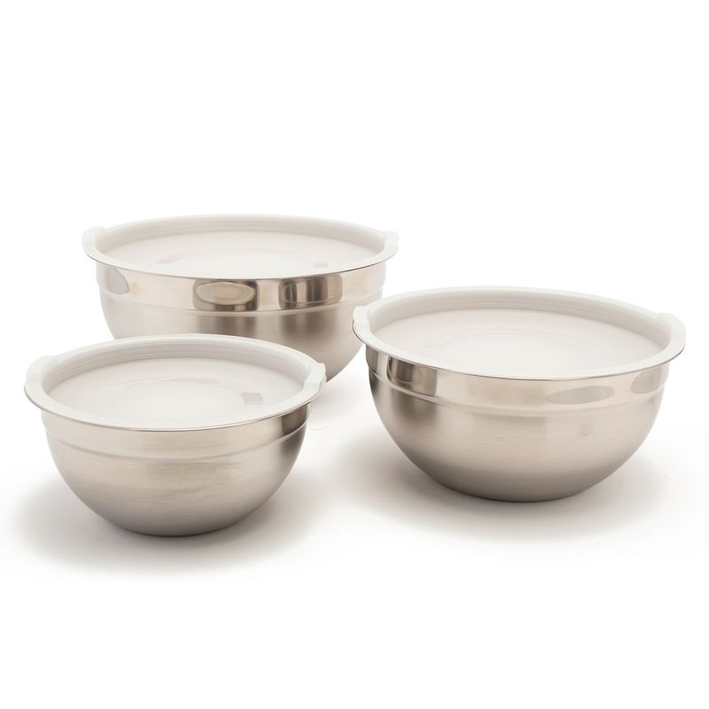 MICA - Set de Bowls Mica Acero Inoxidable con Tapa