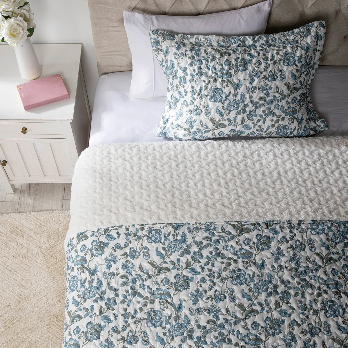 TEXTIL VIÑA - Cubrecama Sherpa Astrid Textil Viña
