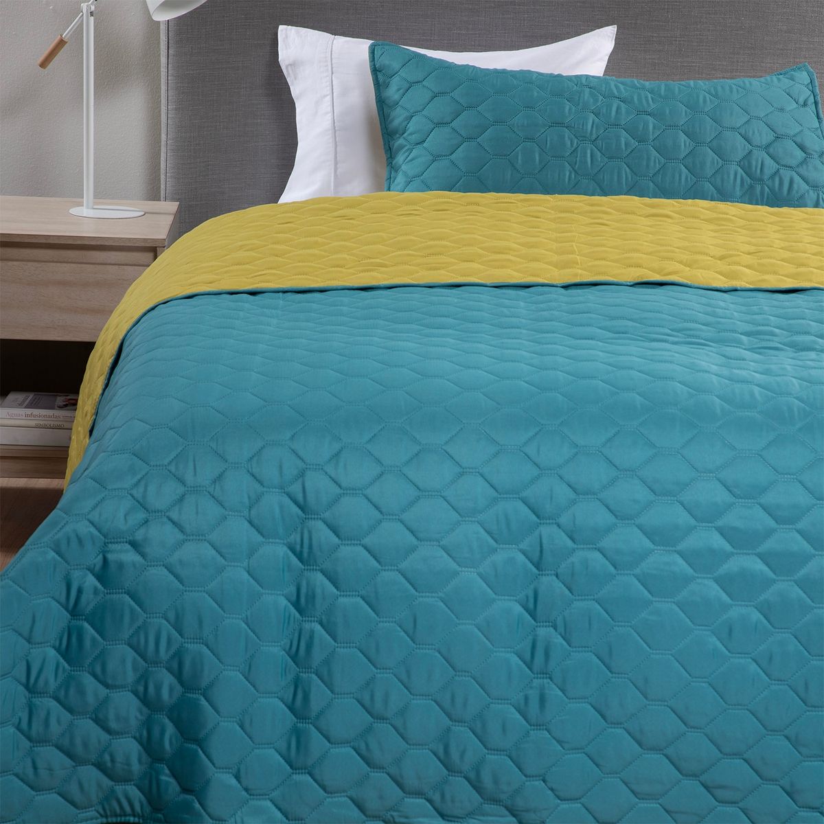 MICA - Cubrecama Bicolor HP Mica