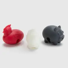 MICA - Set de 3 Liberadores de Vapor para Ollas Diseño Animales
