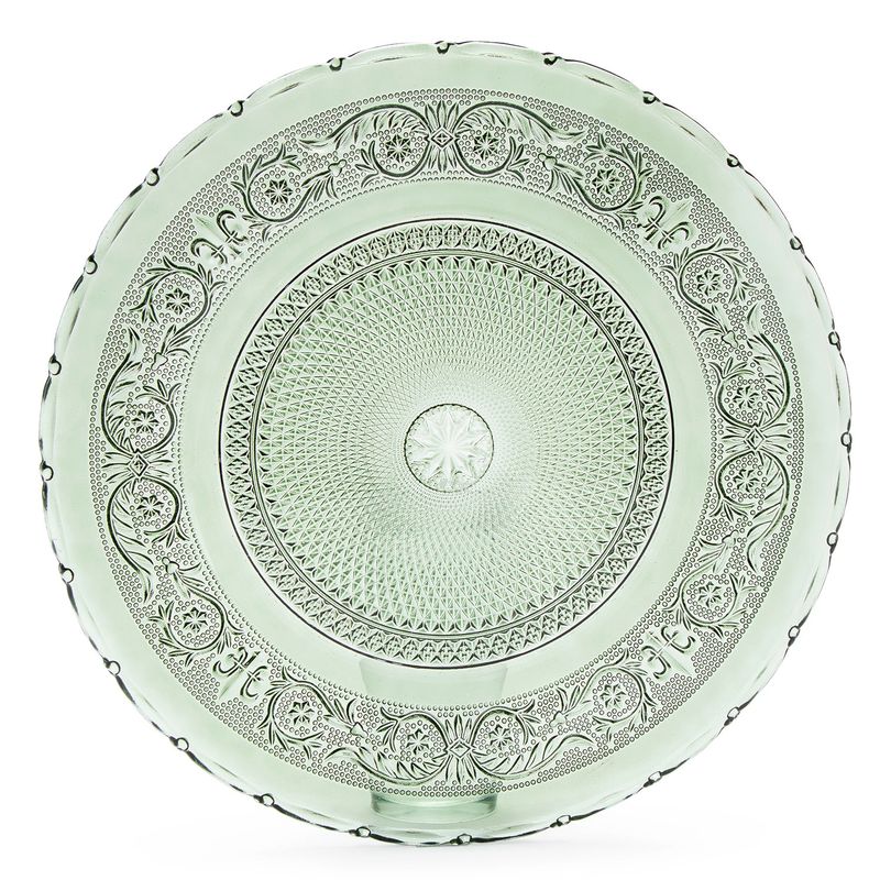 ROBERTA ALLEN - Plato Base Labrado Verde 30 cm Roberta Allen