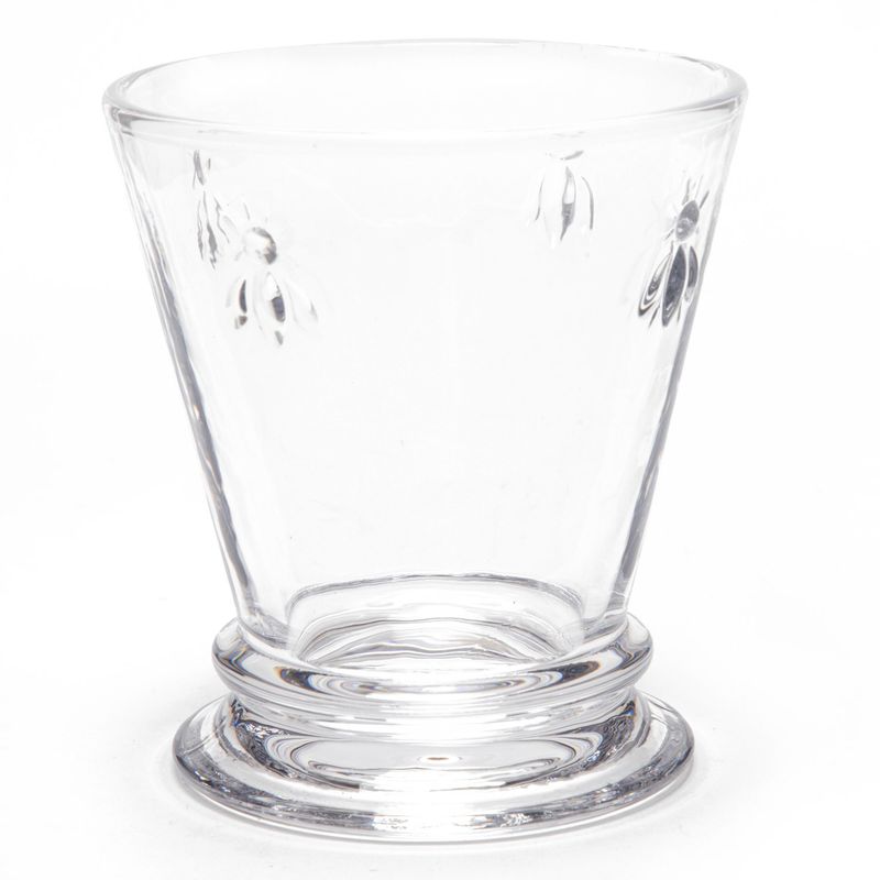 ROBERTA ALLEN - Set de 4 Vasos Cortos Vidrio Roberta Allen Diseño Abeja 290 ml