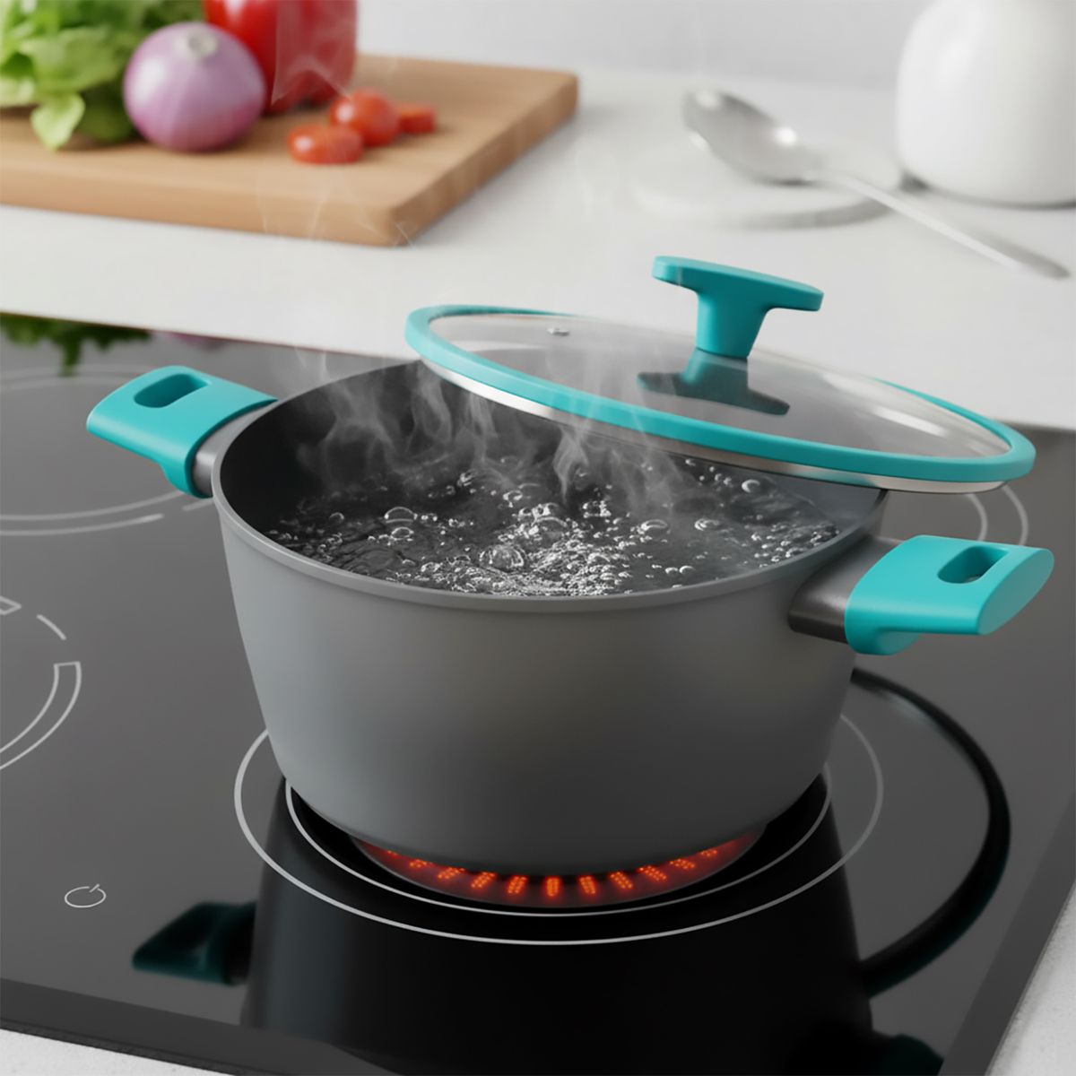 WURDEN - Olla Turquesa 24 Cm Antiadherente Wurden