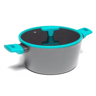 Imagen 2 del producto Olla Turquesa 24 Cm Antiadherente