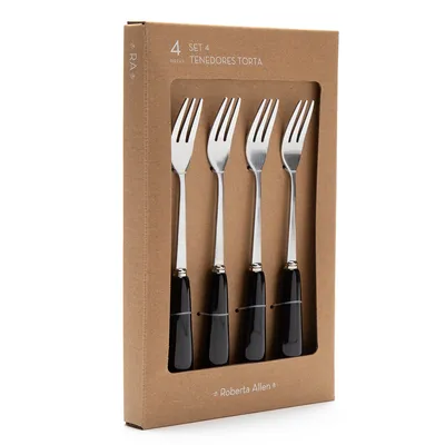 Imagen 2 del producto Set de Tenedores Postre Toscana Negro