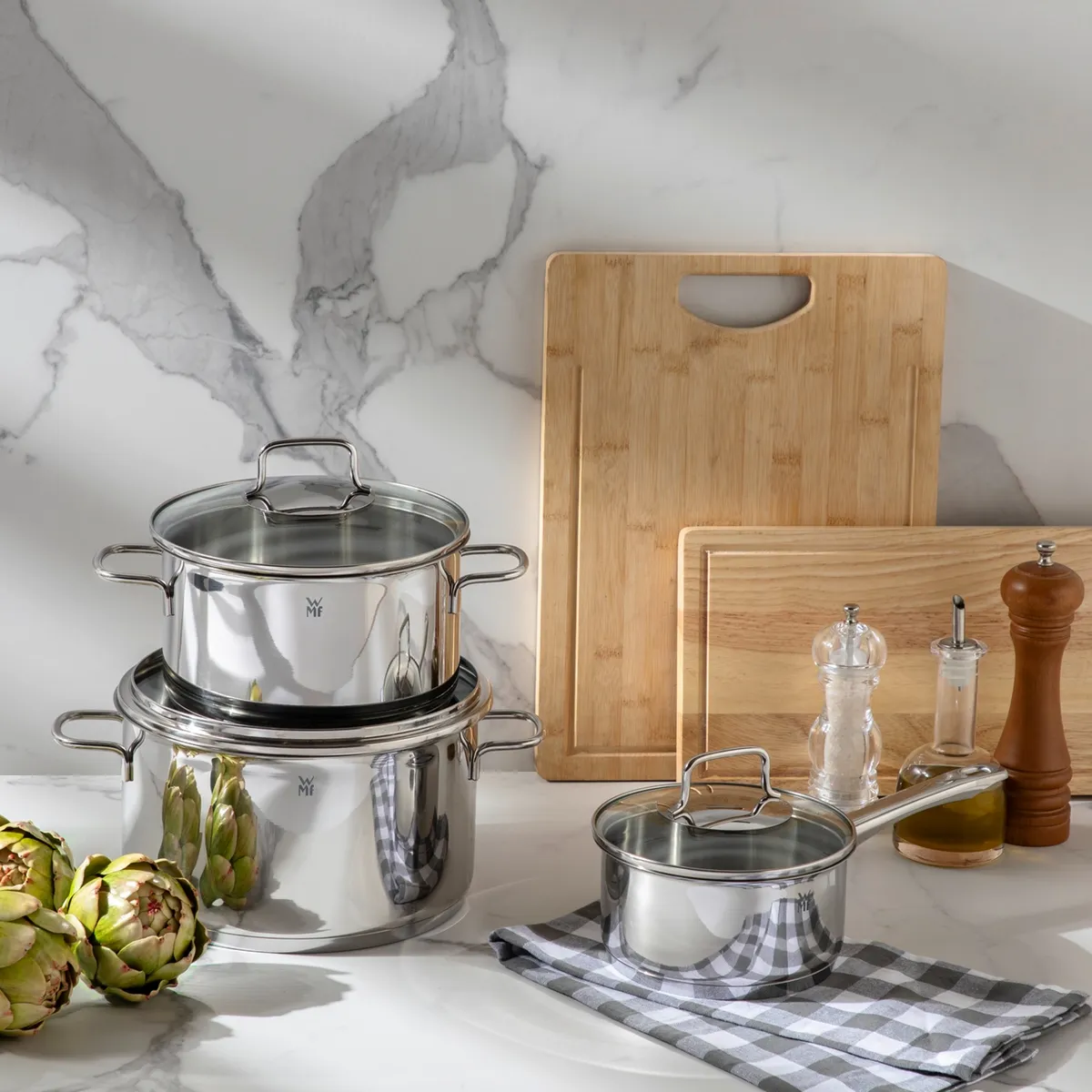 WMF - Batería Acero 6 Piezas Astoria Wmf