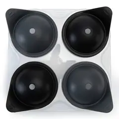 MICA - Cubetera De Hielo Redonda Set X4