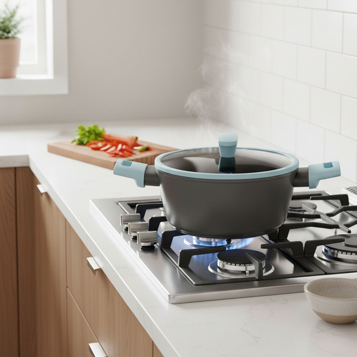 WURDEN - Olla Antiadherente Color New 20 Cm Gris Wurden