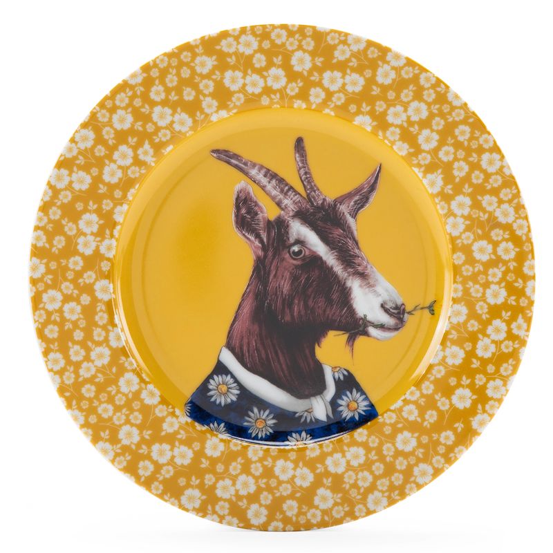 ROBERTA ALLEN - Plato de Postre Cabra 20 cm Market Vintage Roberta Allen