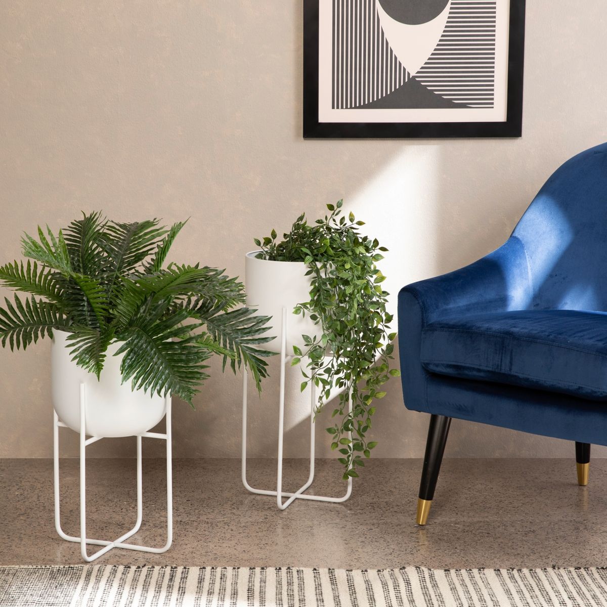 BASEMENT HOME - Macetero Pedestal Con Soporte 51 Cm Basement Home