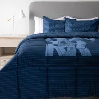 Plumón Estampado Reversible New York