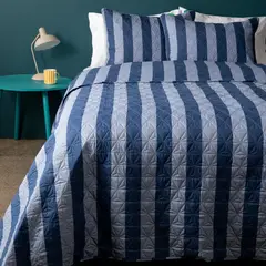 BENETTON - Cubrecama Cm Freddo Línea Azul