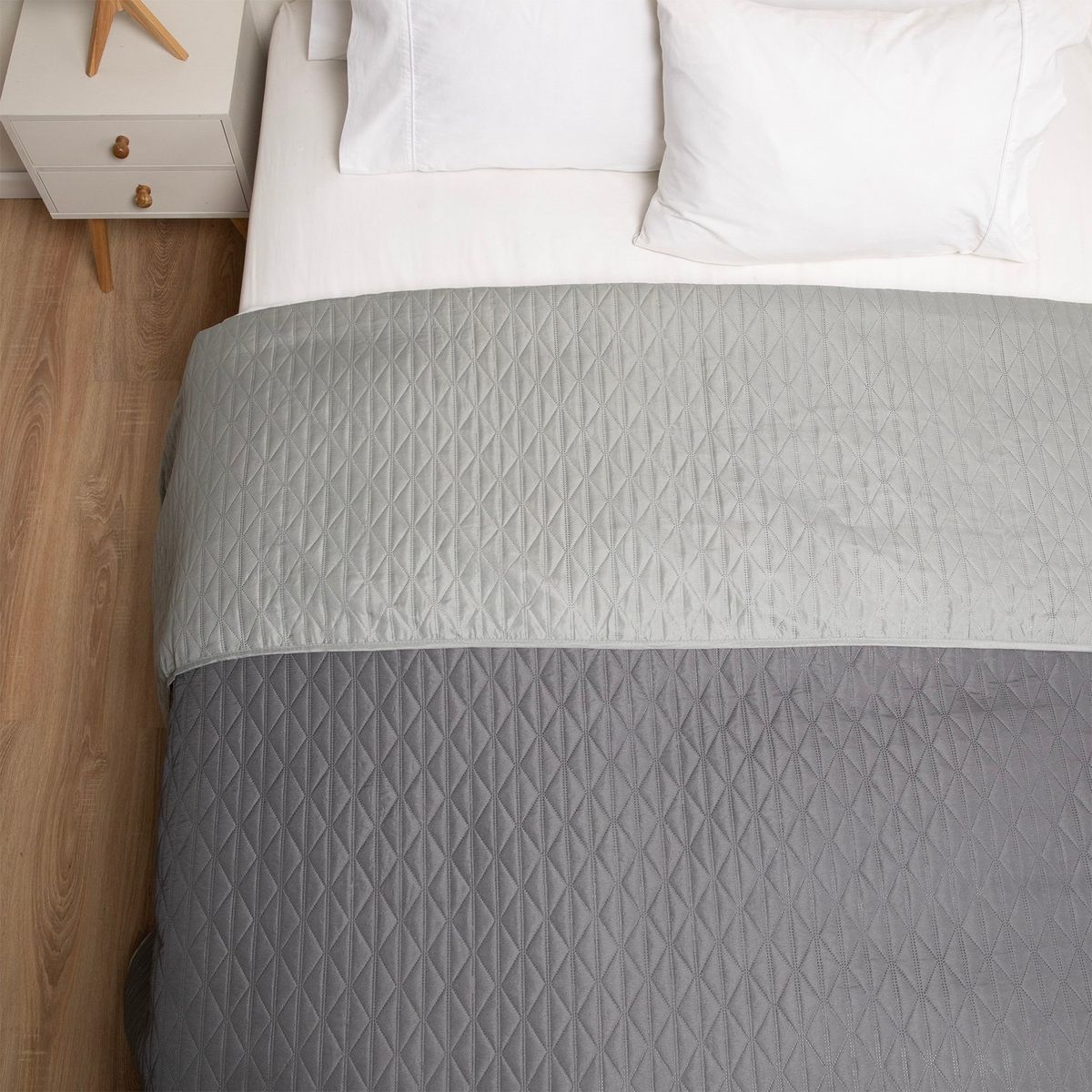 AMBIENTA - Cubrecama Liso Reversible Ambienta