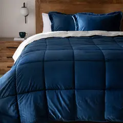 BASEMENT HOME - Plumón Mink Sherpa Bicolor 270X240 Cm