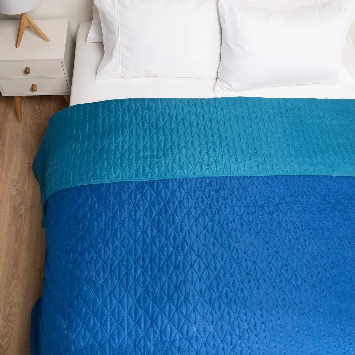 AMBIENTA - Cubrecama Liso Reversible Ambienta