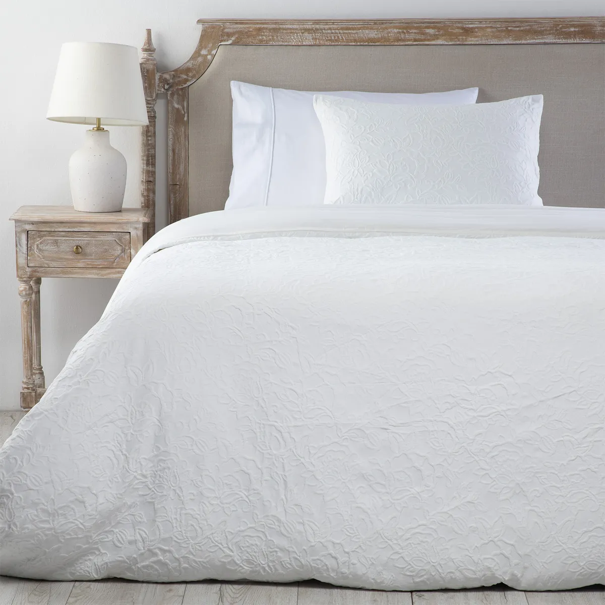 ROBERTA ALLEN - Funda de Plumón Bordada Antonia 100% Algodón Roberta Allen