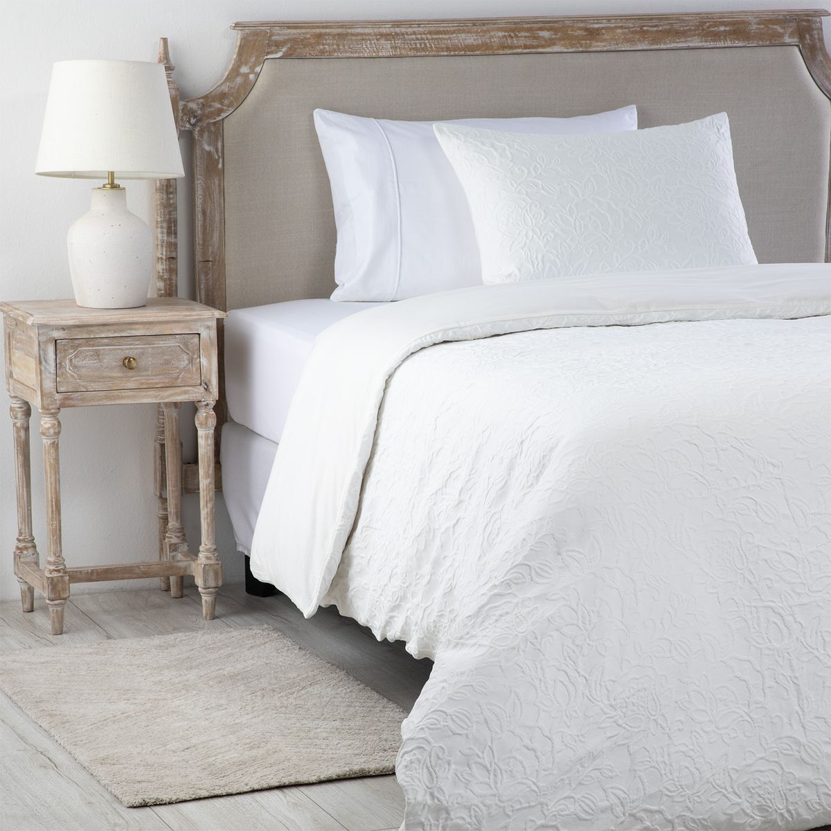 ROBERTA ALLEN - Funda de Plumón Bordada Antonia 100% Algodón Roberta Allen