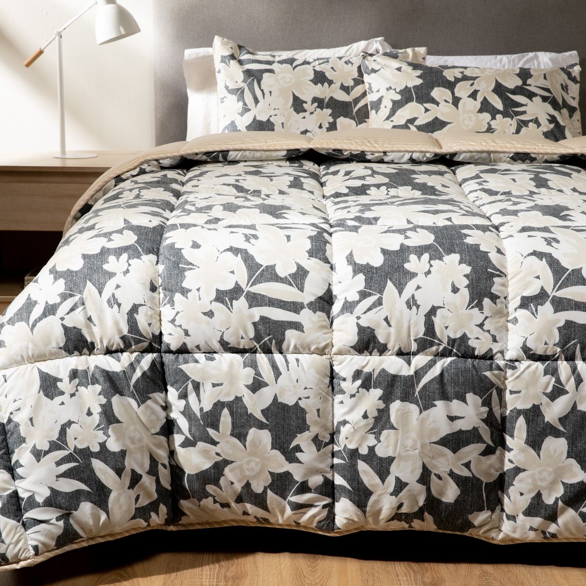 MICA - Plumón Estampado Reversible Iris Mica