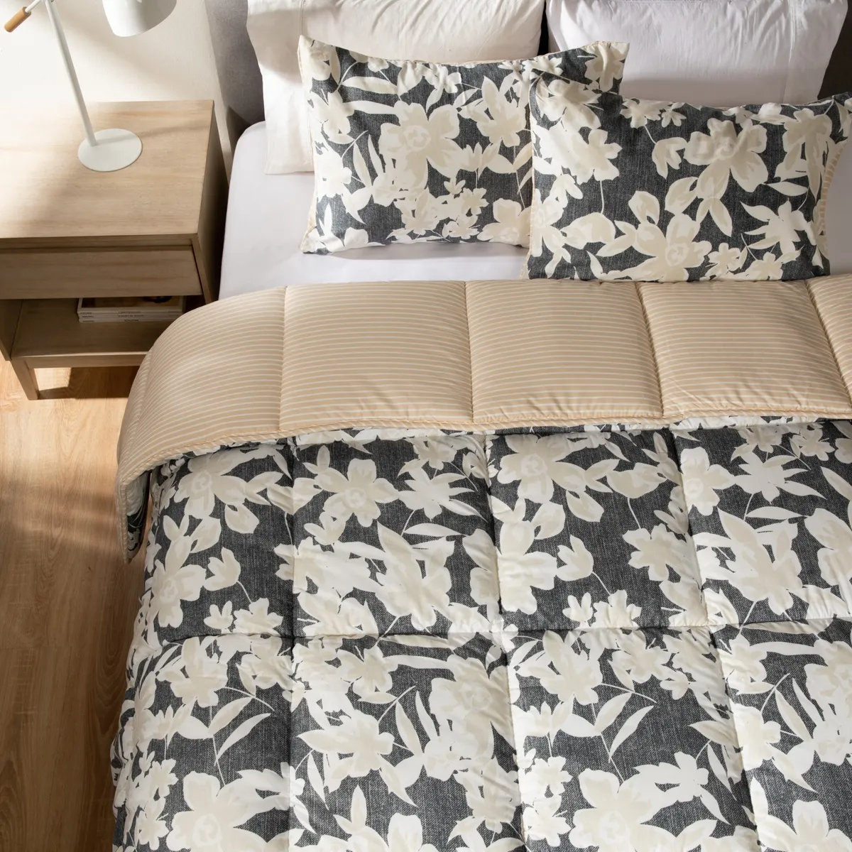 MICA - Plumón Estampado Reversible Iris Mica