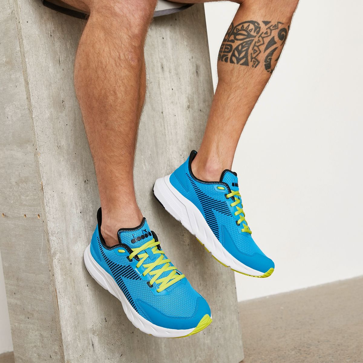 DIADORA - Passo Zapatilla Running Hombre Azul Diadora