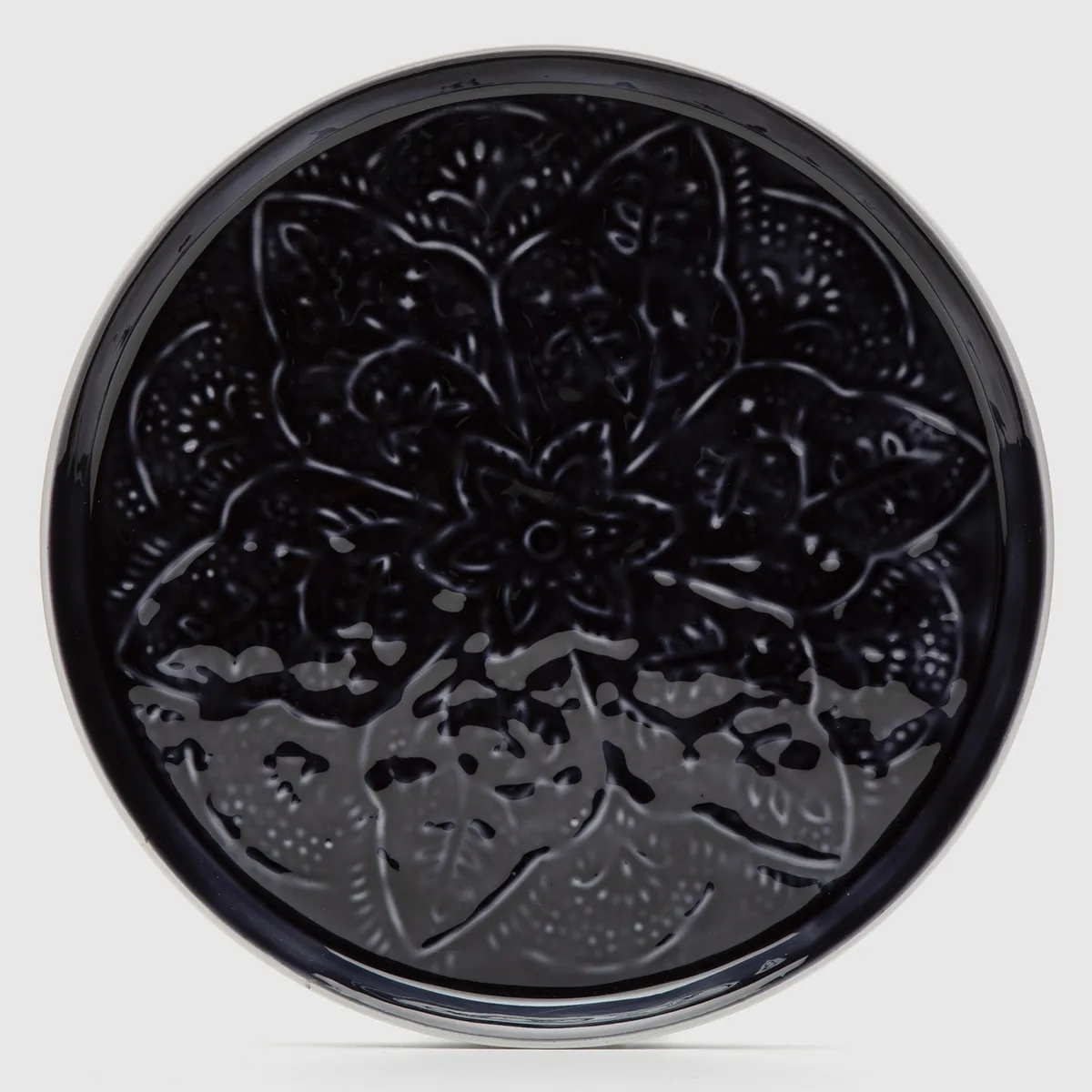 ROBERTA ALLEN - Adorno De Pared Plato Decorativo Cerámica Azul 30 Cm Roberta Allen