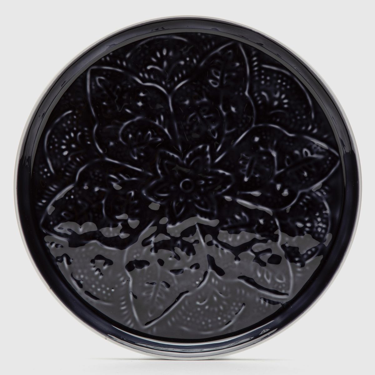 ROBERTA ALLEN - Adorno De Pared Plato Decorativo Cerámica Azul 30 Cm Roberta Allen