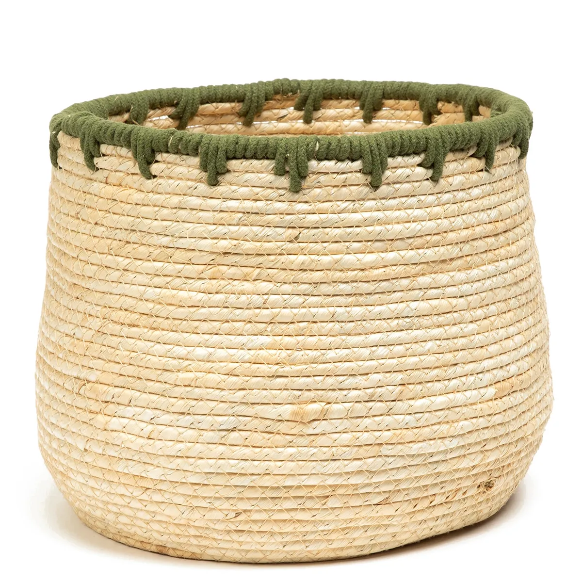 ROBERTA ALLEN - Canasto De Rattán 22X26 Cm Café Roberta Allen