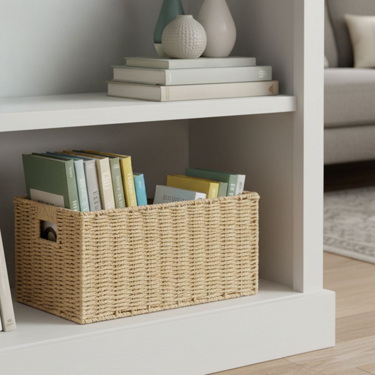 MICA - Canasto Organizador Paper 18,5X35 Cm Mica