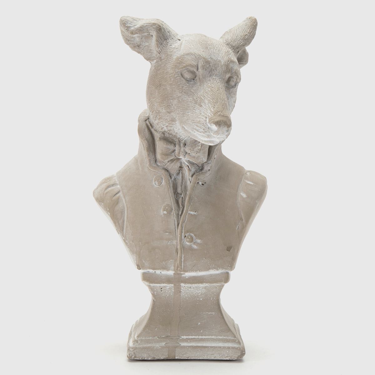 ROBERTA ALLEN - Adorno Perro Gris 14X26 Cm Roberta Allen