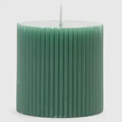 BASEMENT HOME - Vela Perfumada Stripe XS Verde 7.5 cm