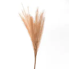 MICA - Rama Plumas Decorativa 120 cm Beige