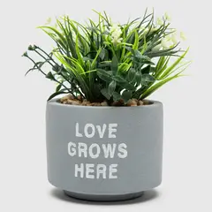MICA - Arreglo de Planta Artificial con Macetero